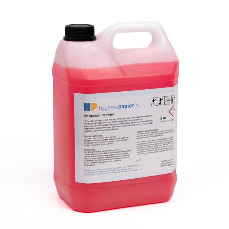 Krachtige Sanitair & WC Reiniger 5 Liter voor Diepe Hygiëne